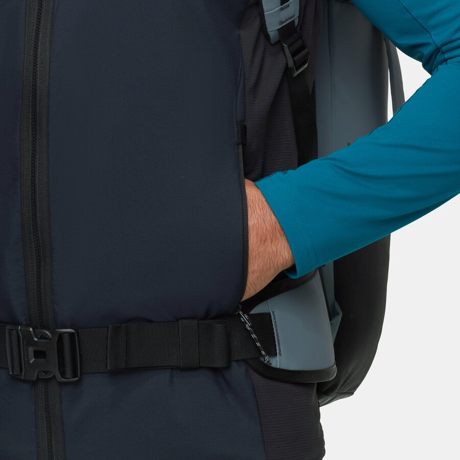 rime light in hybrid vest herre dyp blågrønn-svart