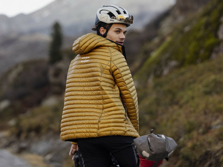 assos x mammut aenergy in hettejakke herre naturbrun-beige
