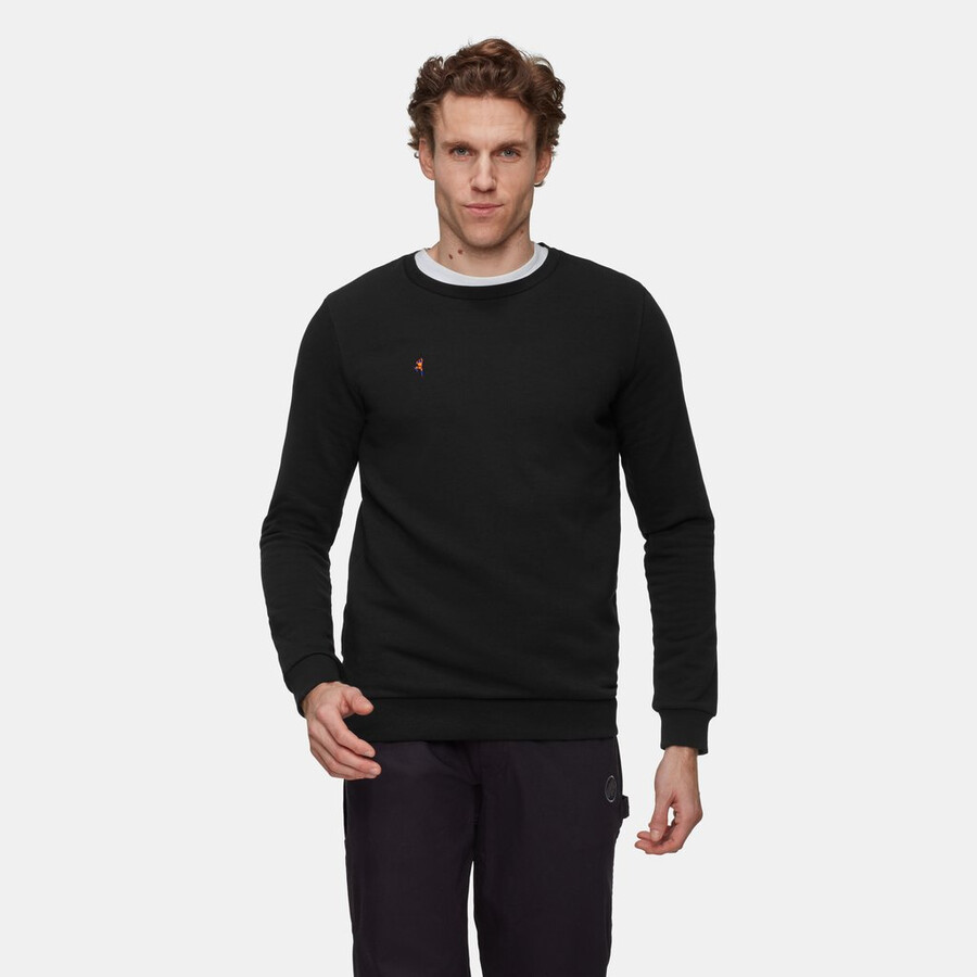 mammut core ml crew neck herre alpinist svart