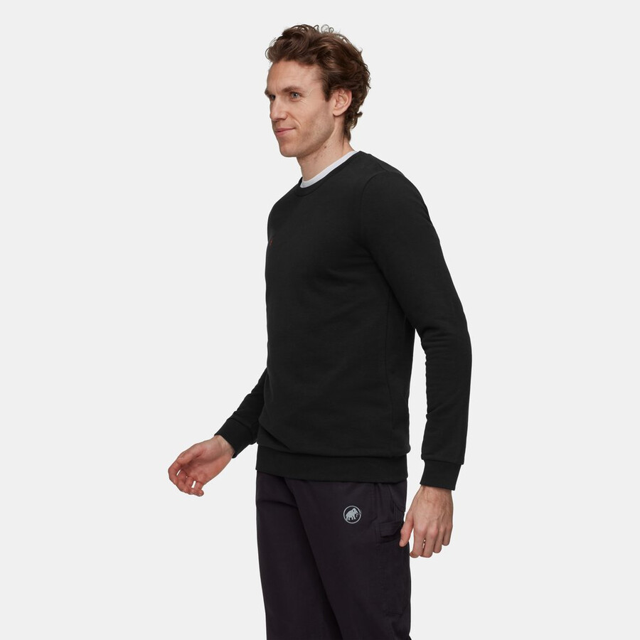 mammut core ml crew neck herre alpinist svart