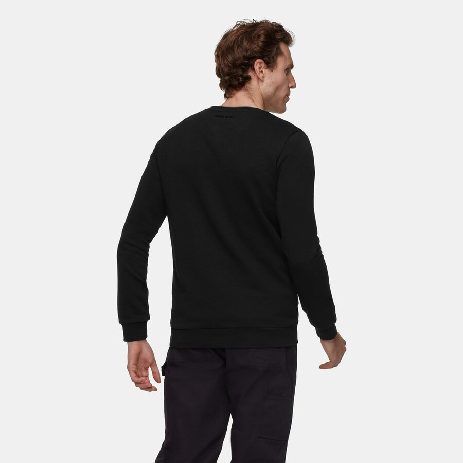 mammut core ml crew neck herre alpinist svart