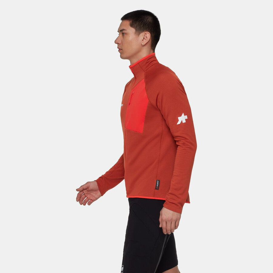 assos x mammut aenergy light ml jakke herre rød