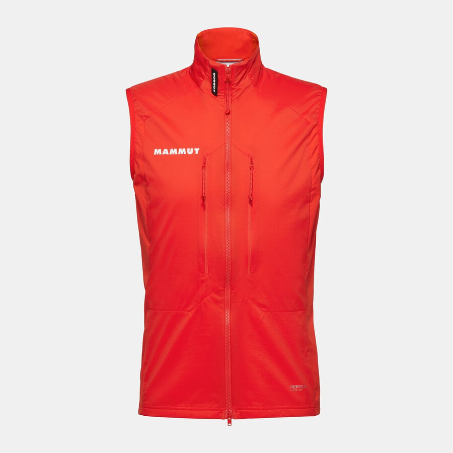 assos x mammut ml hybrid vest herre mammut rød