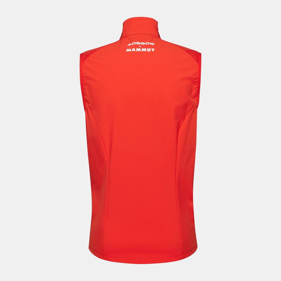 assos x mammut ml hybrid vest herre mammut rød
