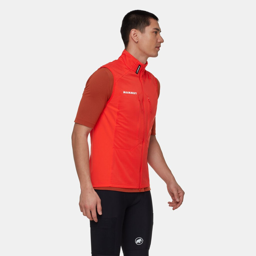 assos x mammut ml hybrid vest herre mammut rød