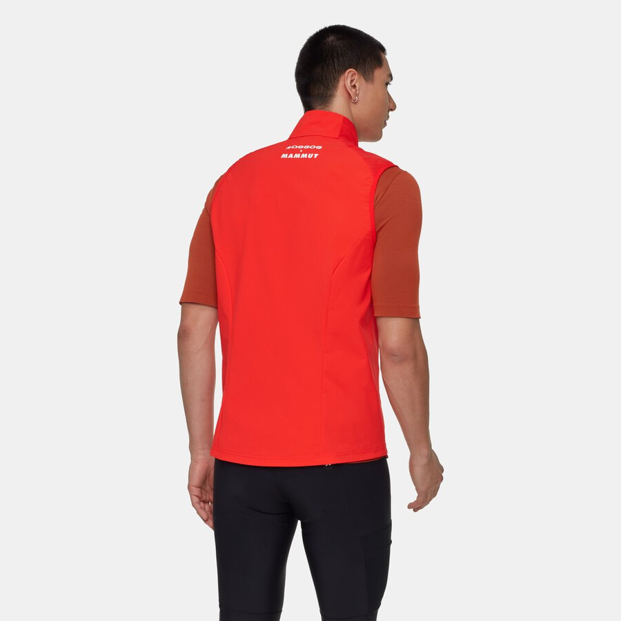 assos x mammut ml hybrid vest herre mammut rød