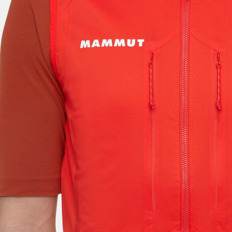 assos x mammut ml hybrid vest herre mammut rød