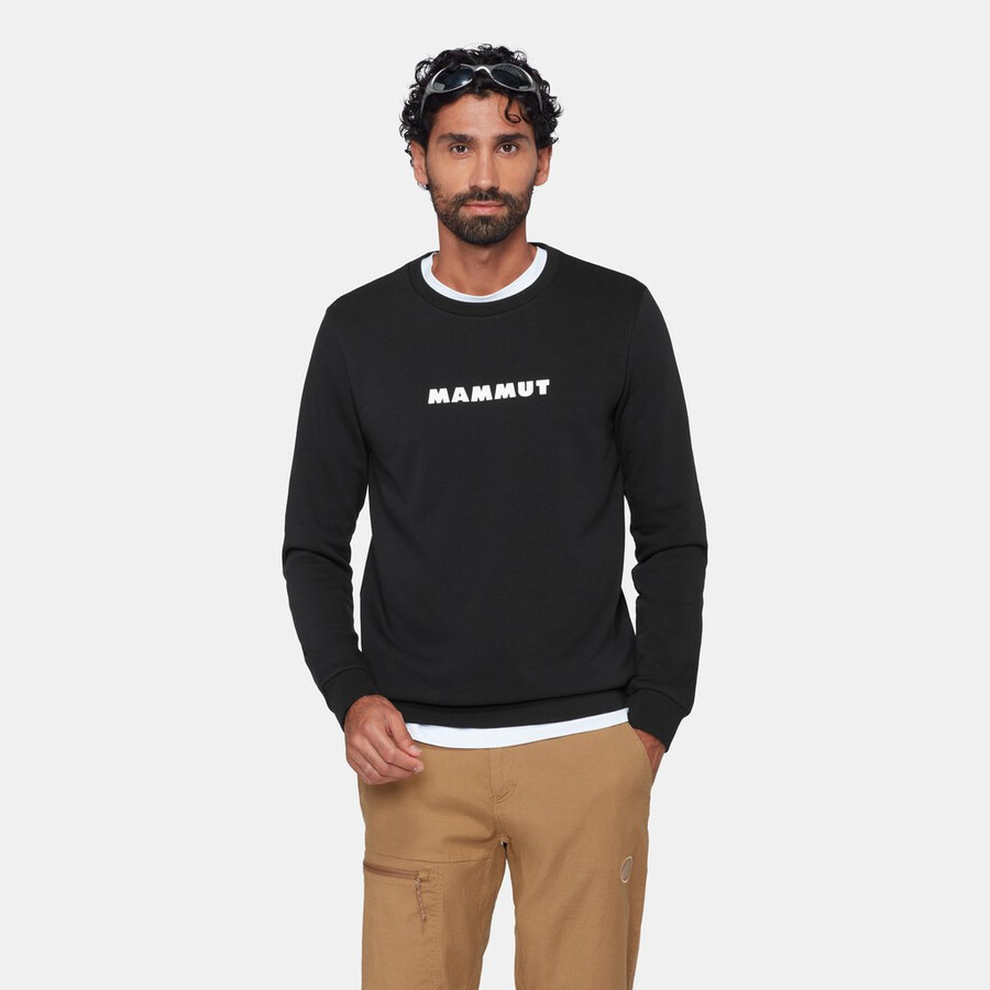 mammut core ml crew neck herre logo svart