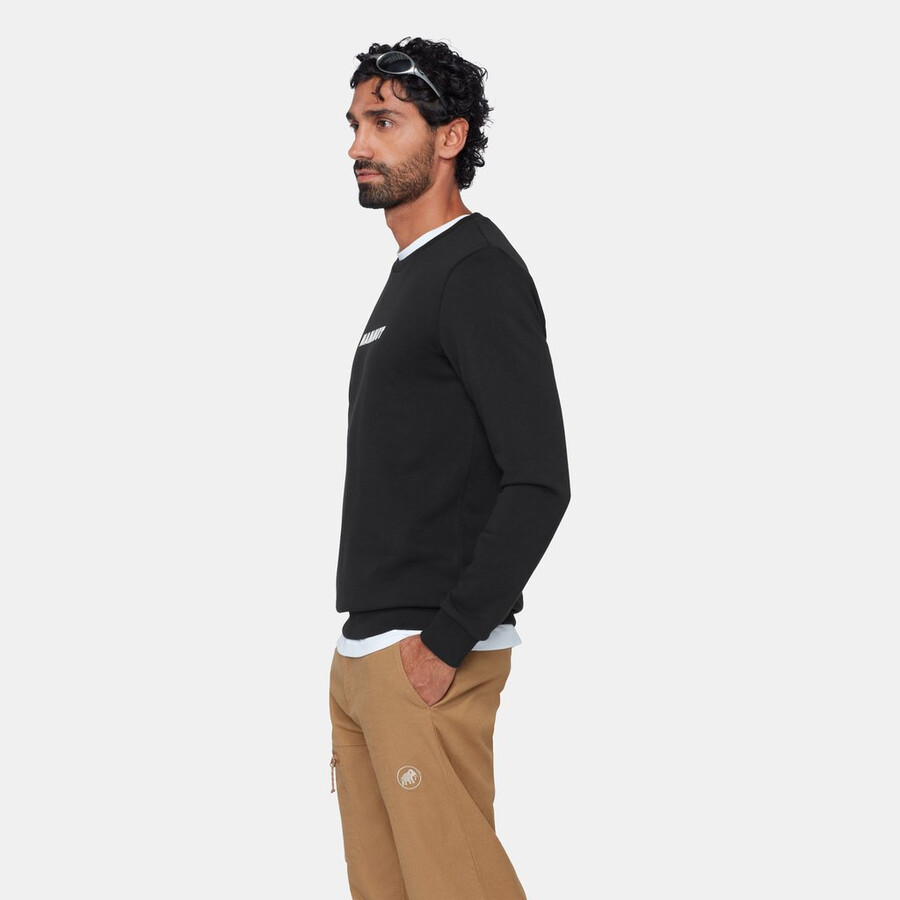 mammut core ml crew neck herre logo svart