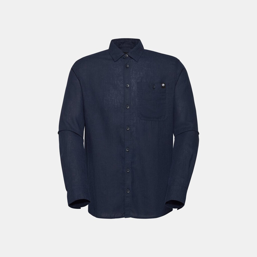 alvra summer longsleeve shirt herre marine