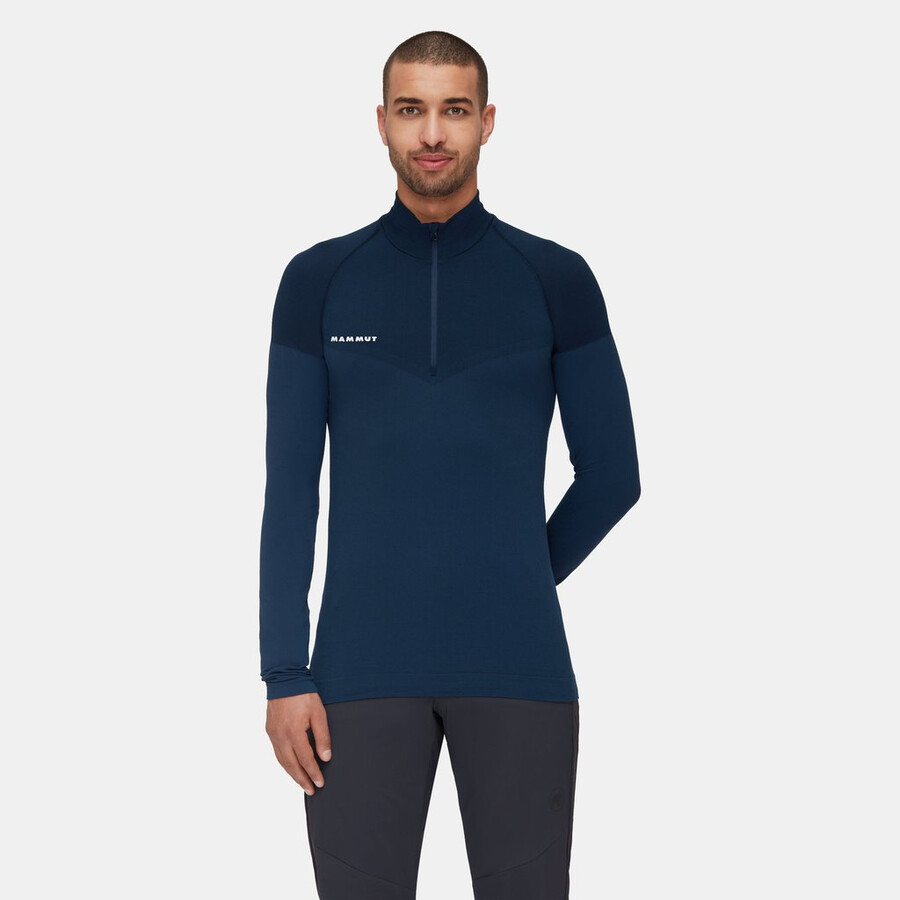 trift half zip longsleeve herre svart