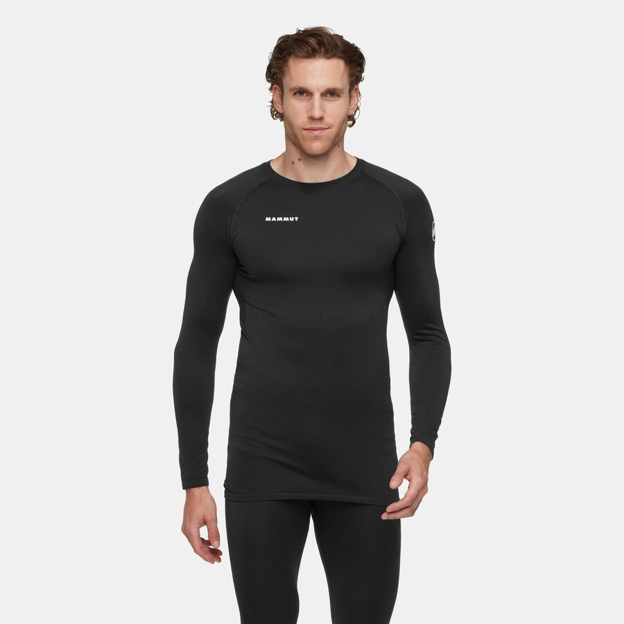 all-mountain seamless bl langermet mid herre svart