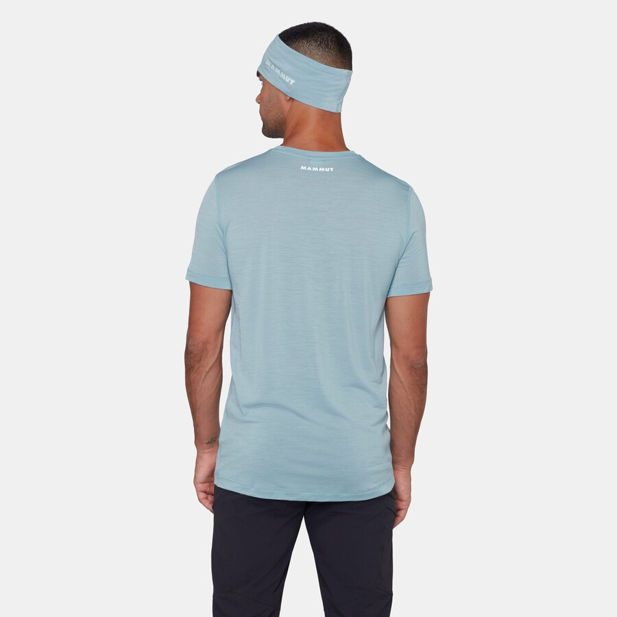 tree wool fl t-skjorte herre marineblå