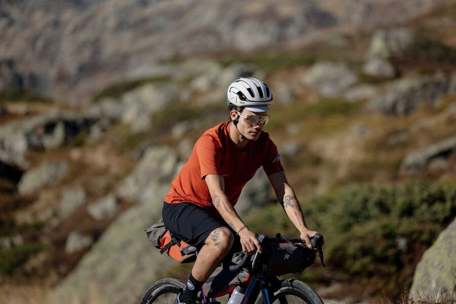 assos x mammut tactica tech t-skjorte t5 rust