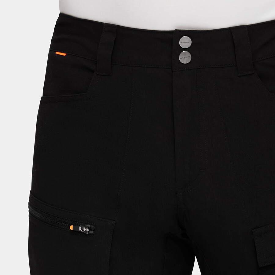 zinal hybrid zip off bukser herre svart