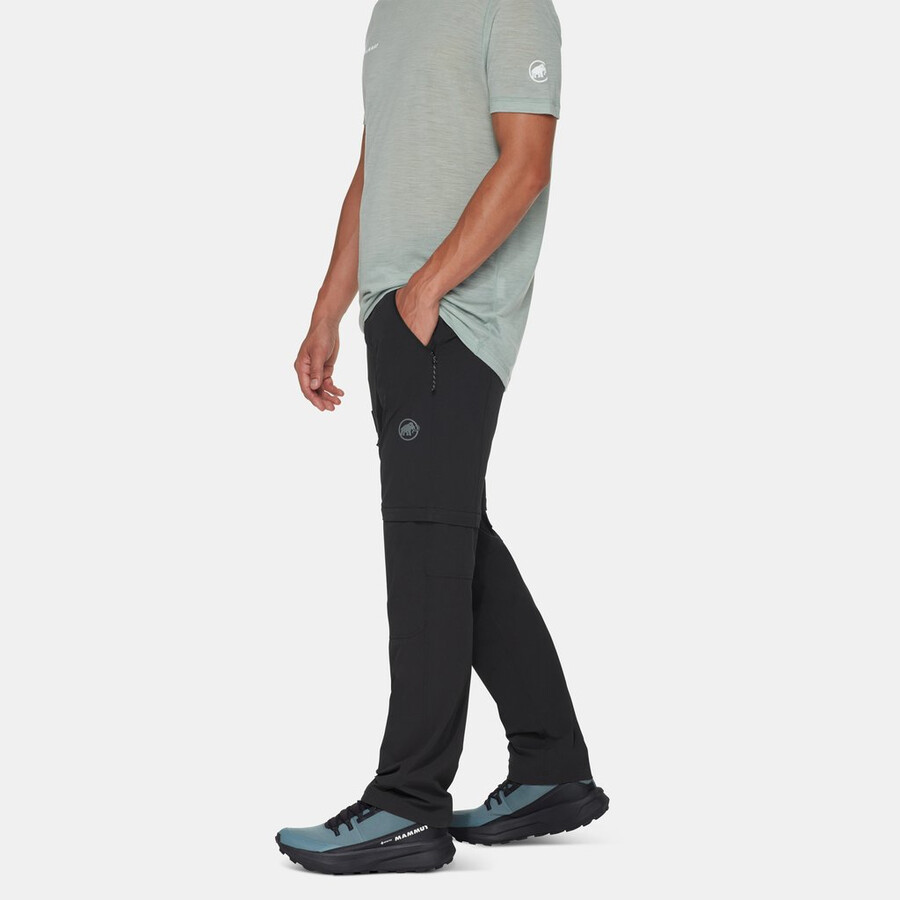 runbold iv zip off bukser herre svart