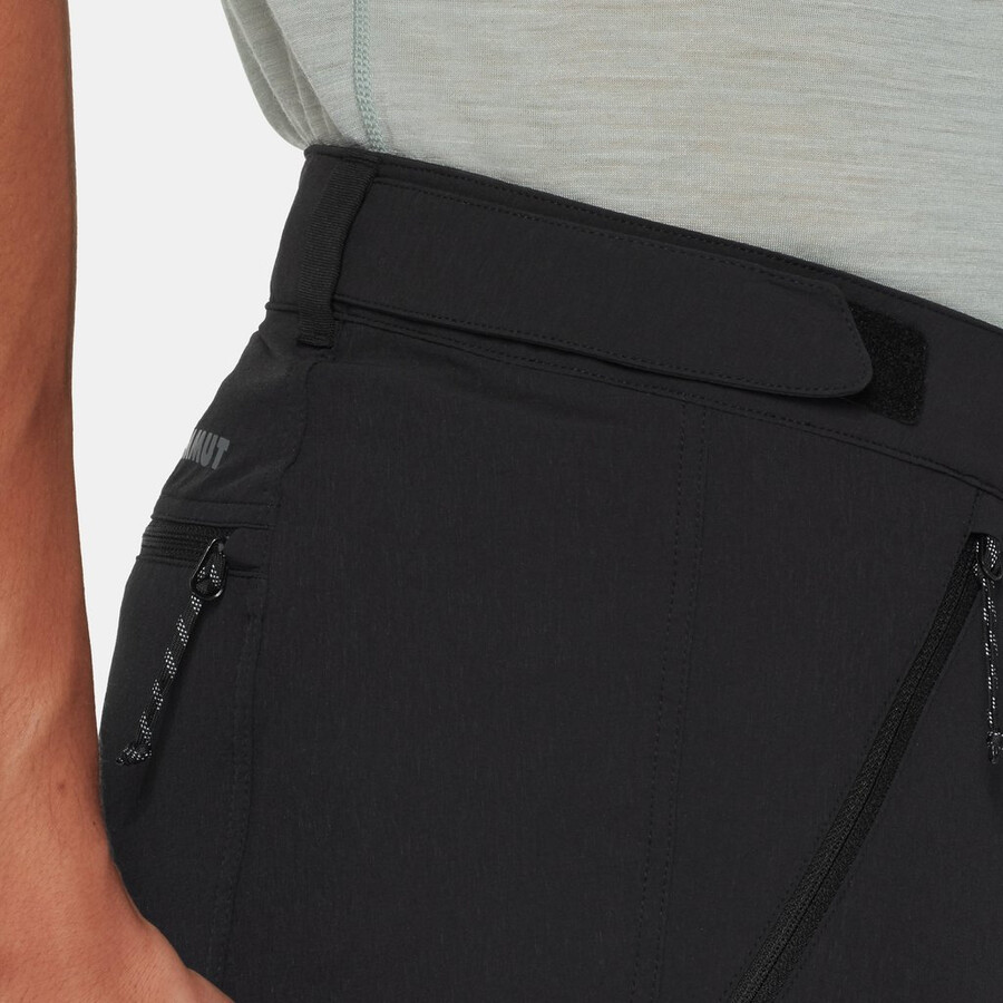 runbold iv zip off bukser herre svart