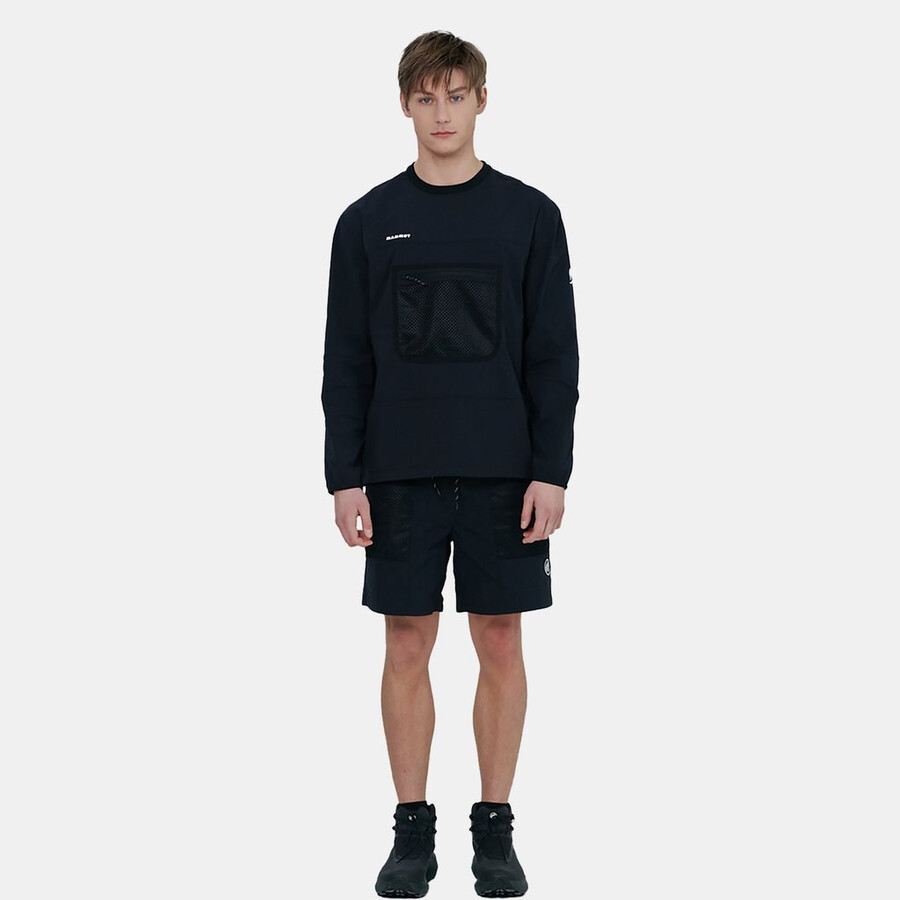 valley vintage shorts herre creases svart