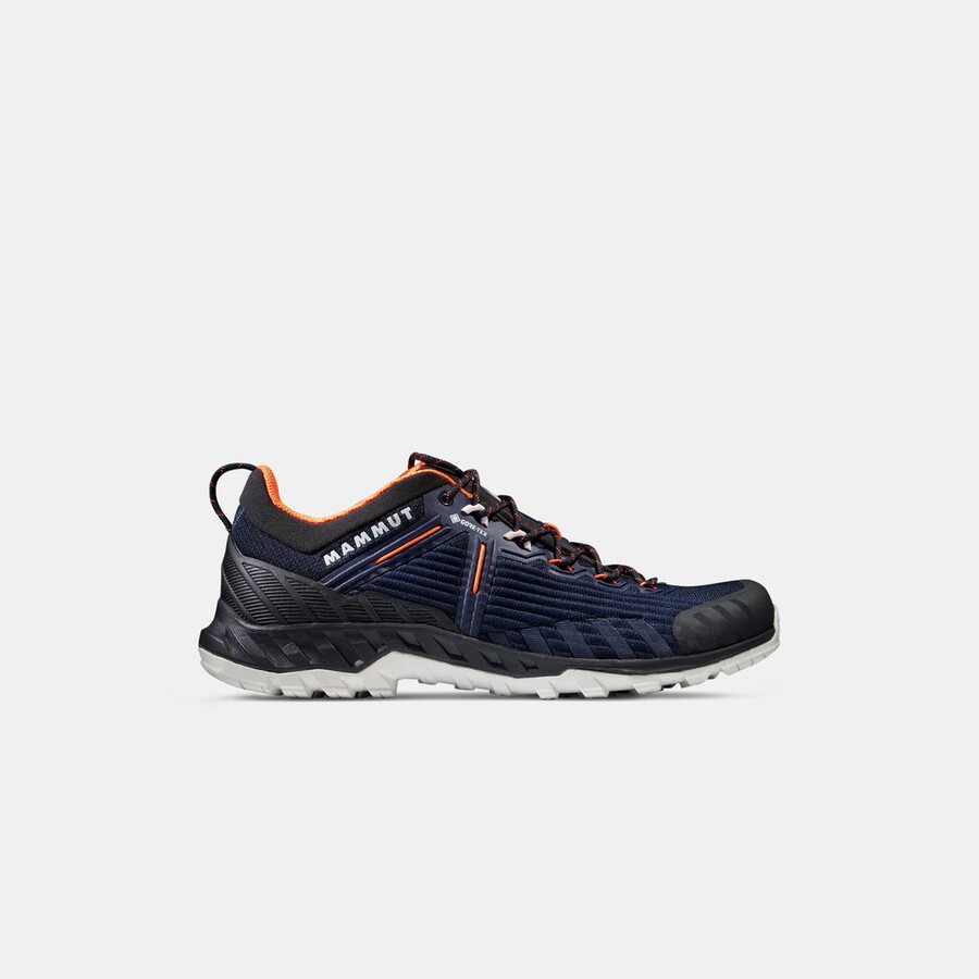 alnasca knit iii low gtx herre svart-isblå