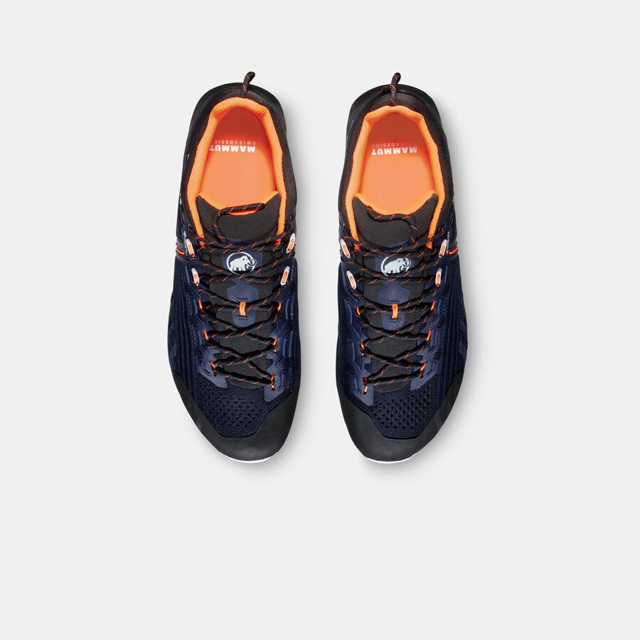 alnasca knit iii low gtx herre svart-isblå