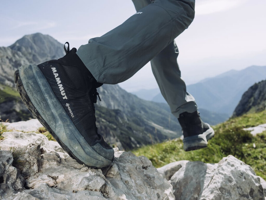 aenergy mtn mid gtx herre svart-mørk stål