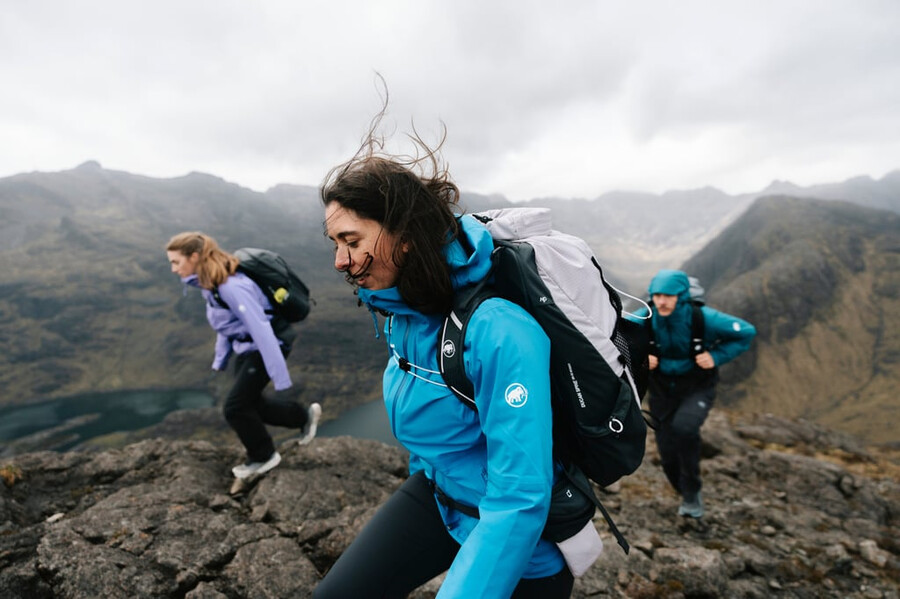 linard guide hs hettejakke dame mammut rød-vin
