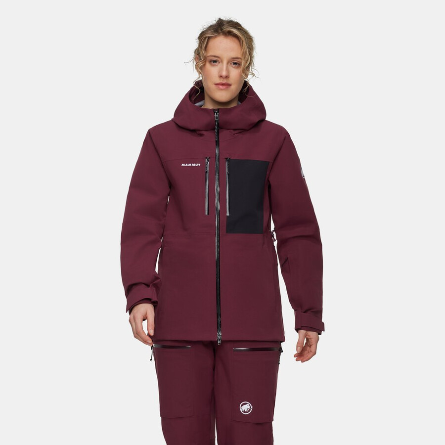stoney hs hettejakke dame vin-svart