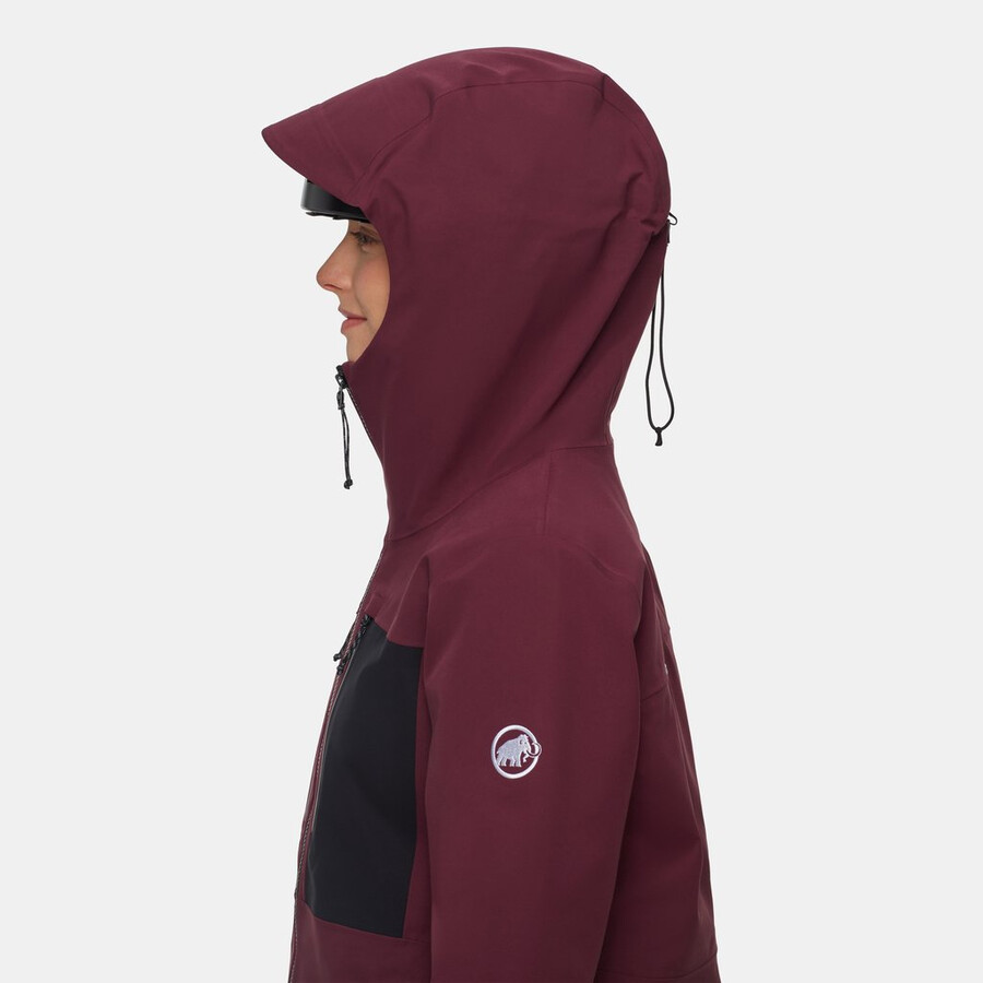 stoney hs hettejakke dame vin-svart