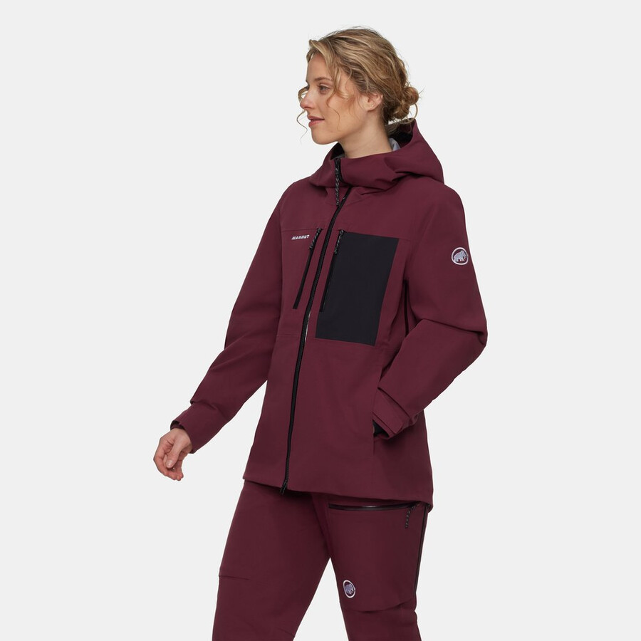 stoney hs hettejakke dame vin-svart