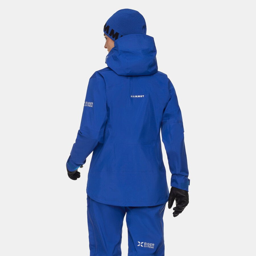 eiger nordwand advanced hs hettejakke dame eiger blå