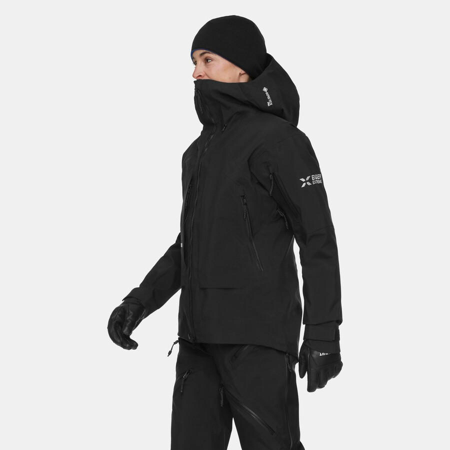 eiger nordwand pro hs hettejakke dame svart