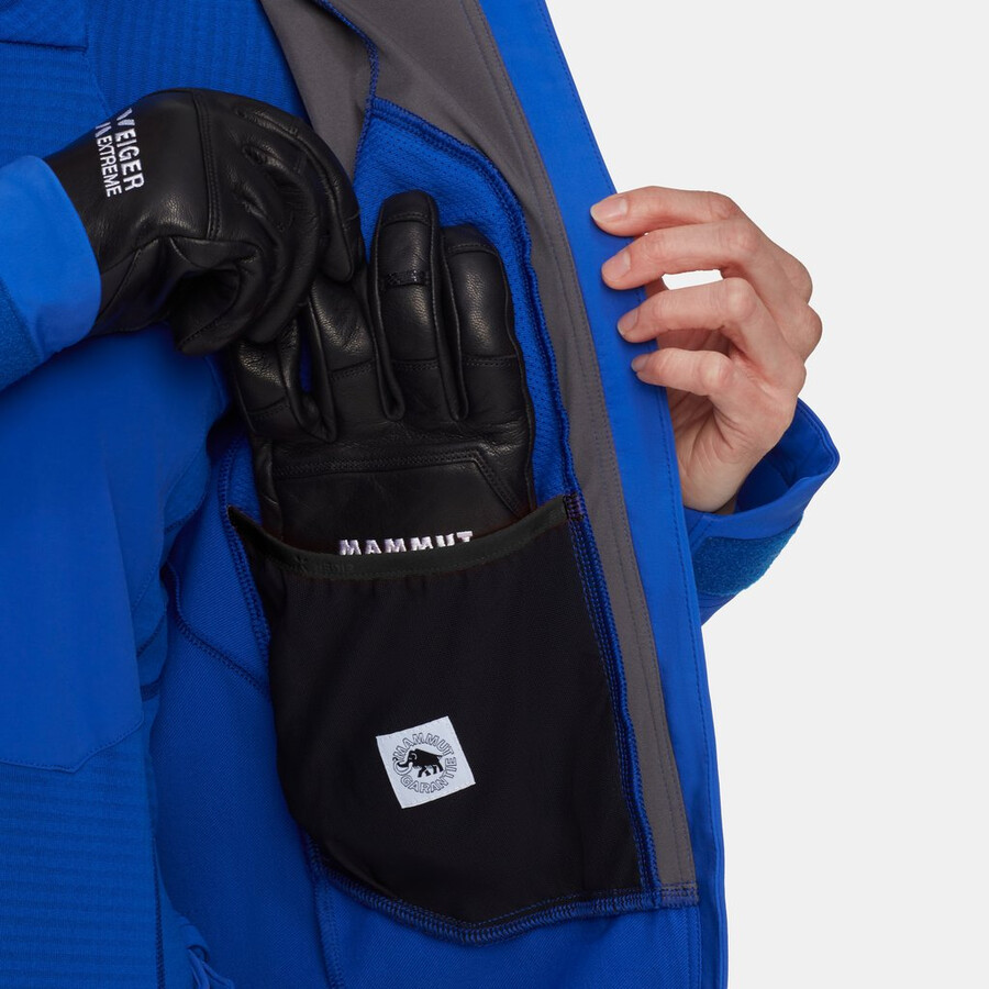 eiger nordwand pro so hettejakke dame eiger blå