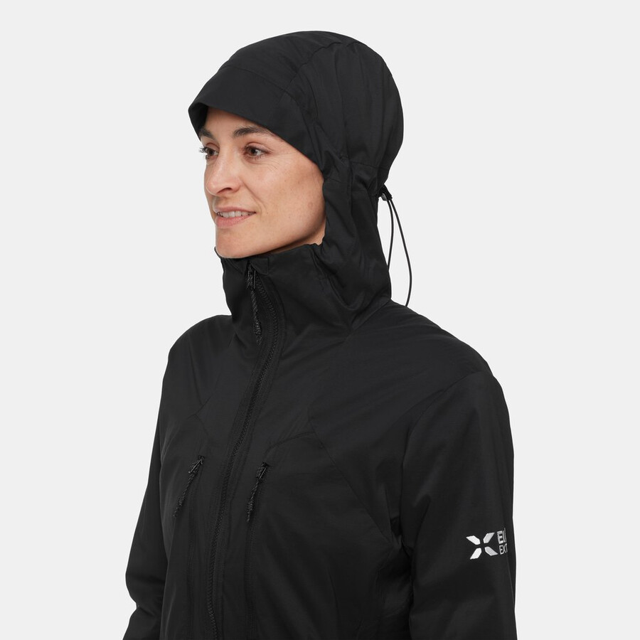 eiger nordwand in flex air hettejakke dame svart