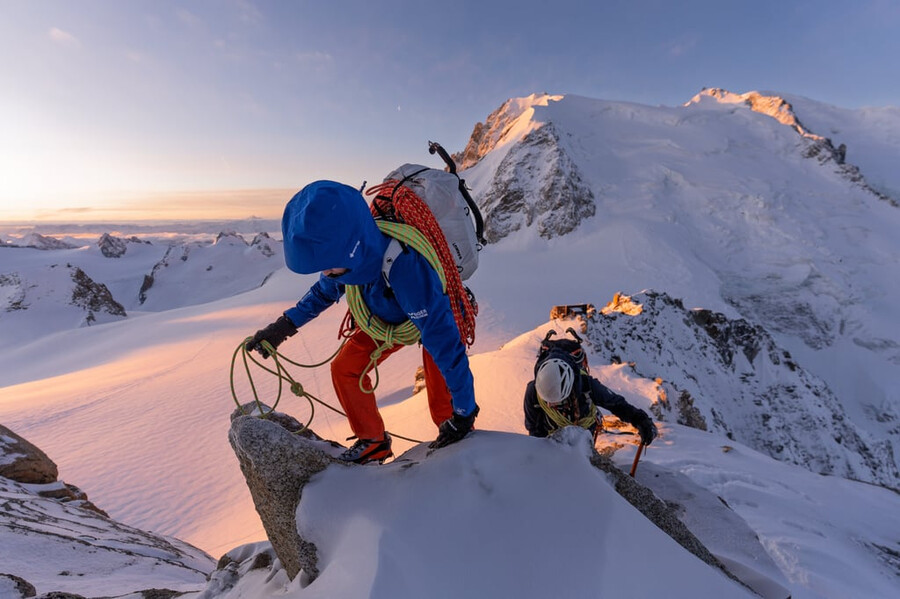 eiger nordwand in flex air hettejakke dame svart