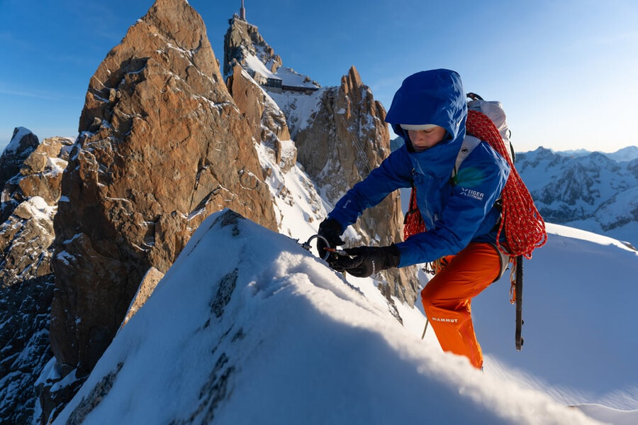 eiger nordwand in flex air hettejakke dame svart