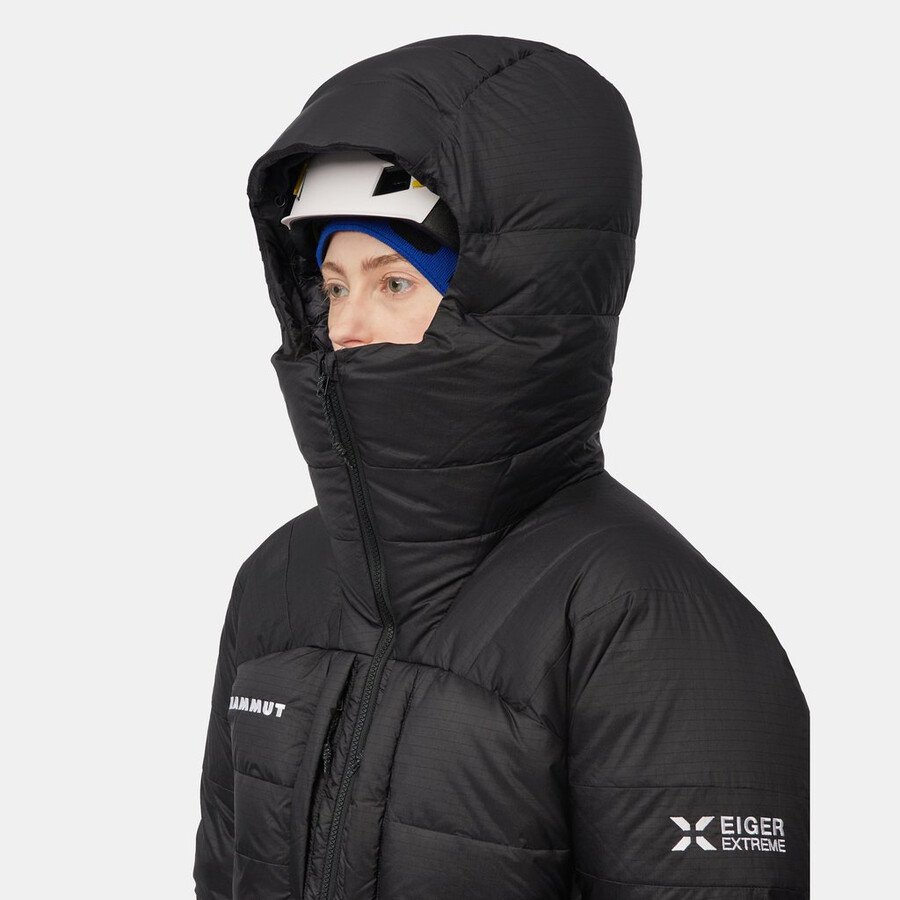 eiger nordwand pro down in hettejakke dame svart