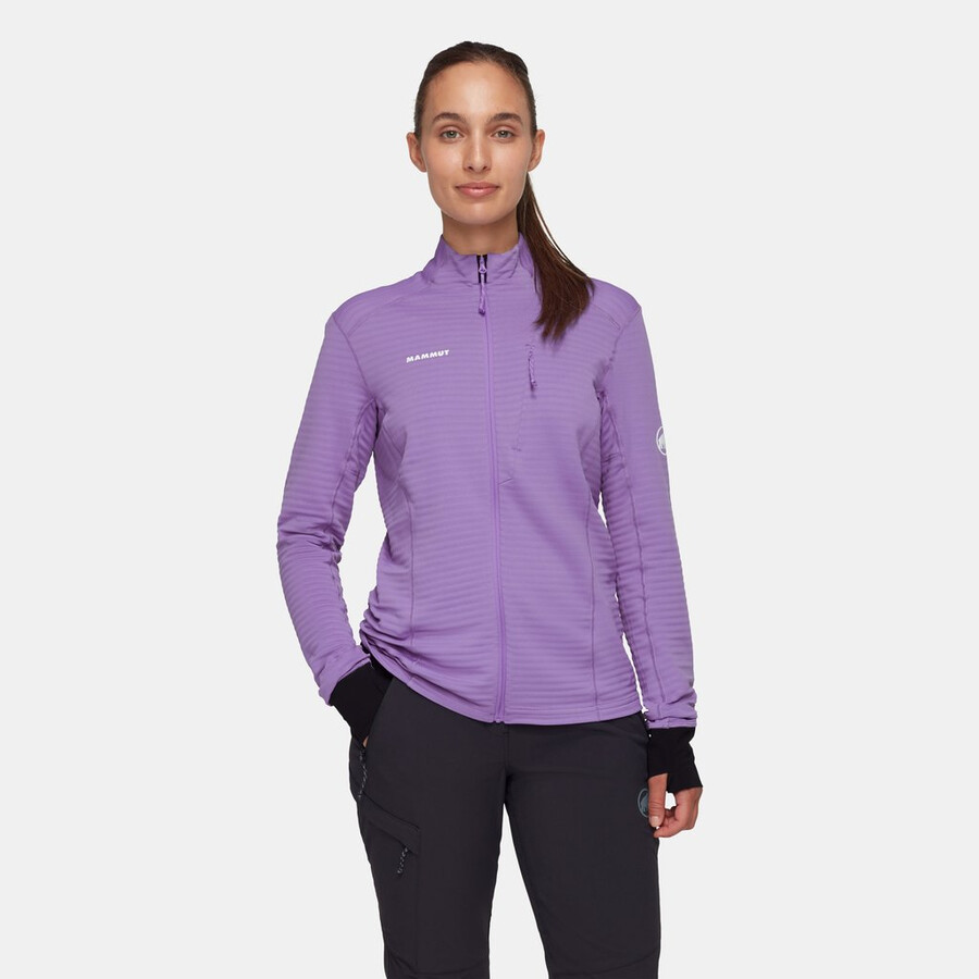 taiss light ml jakke dame lavendel-svart