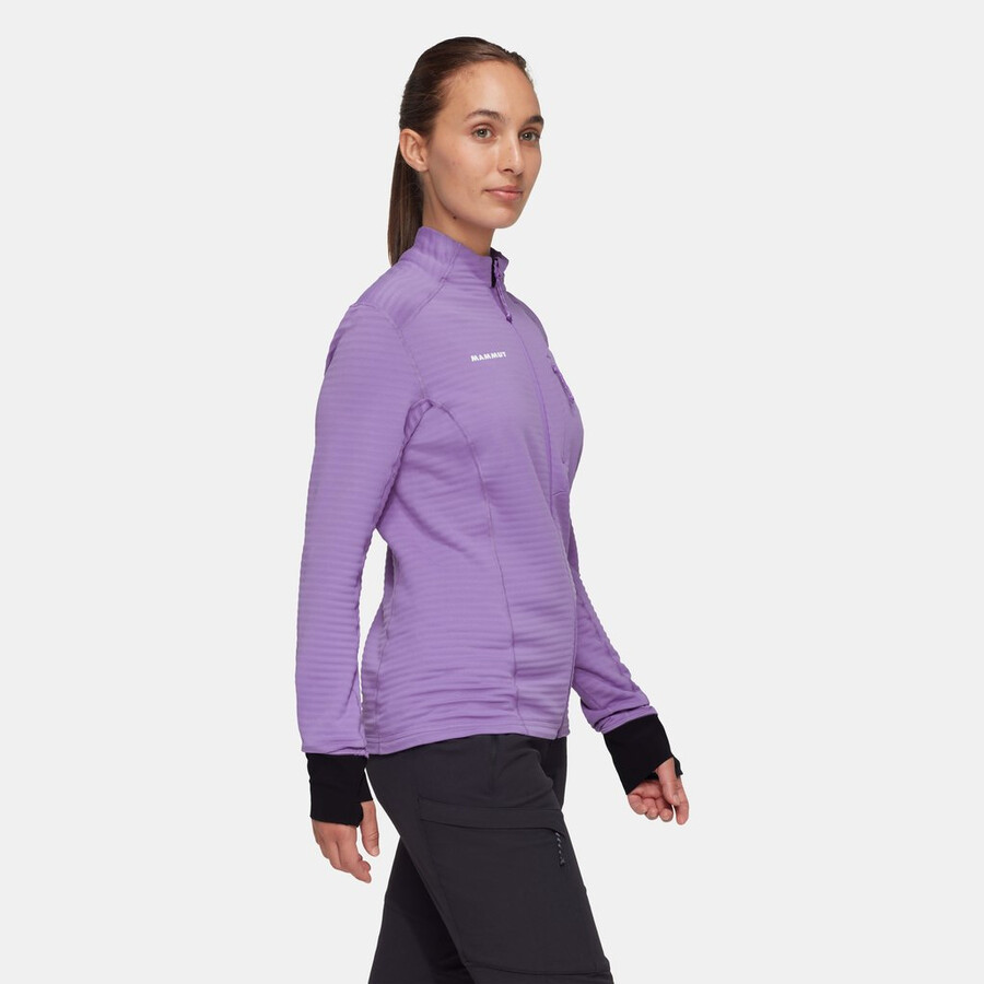 taiss light ml jakke dame lavendel-svart
