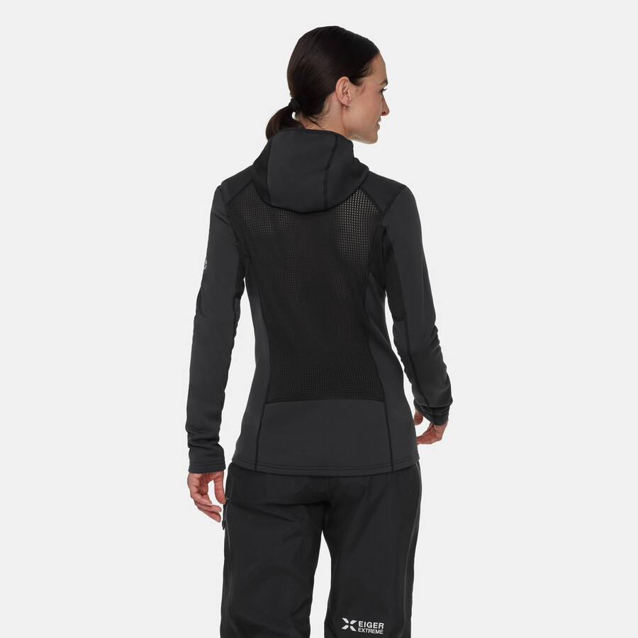 eiger nordwand advanced ml hettejakke dame svart