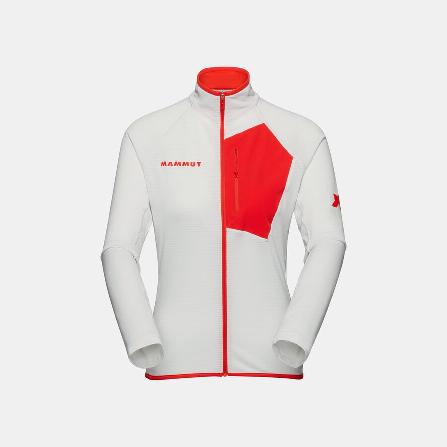 assos x mammut aenergy light ml jakke dame hvit-rød
