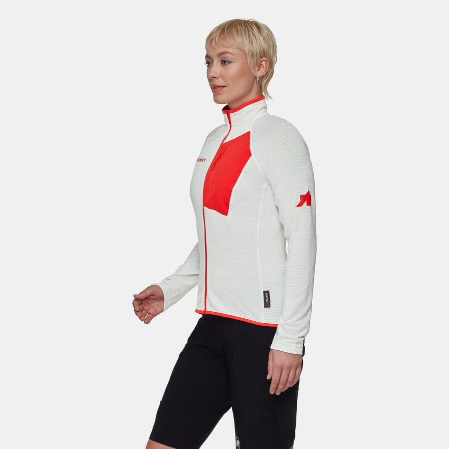assos x mammut aenergy light ml jakke dame hvit-rød