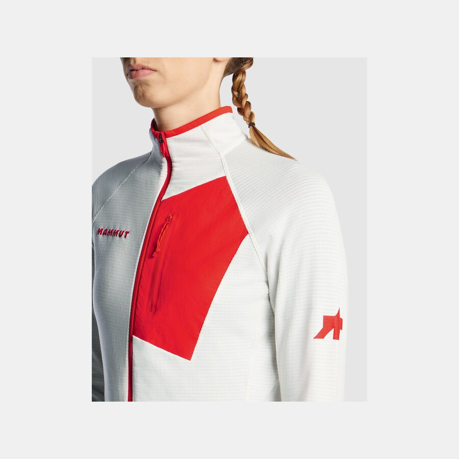 assos x mammut aenergy light ml jakke dame hvit-rød