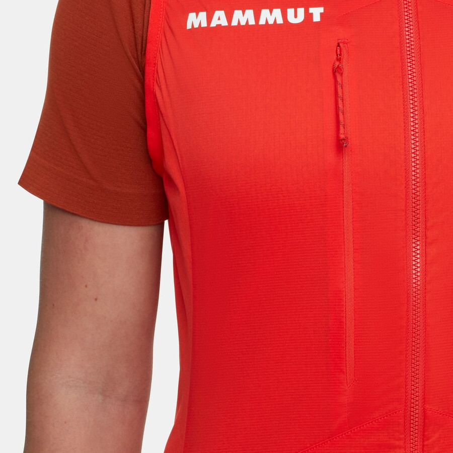 assos x mammut ml hybridvest dame mammut rød