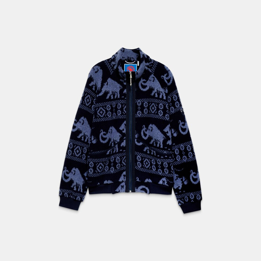 mammut x cabourn direttissima wool ml jacket sort marine-lett marine