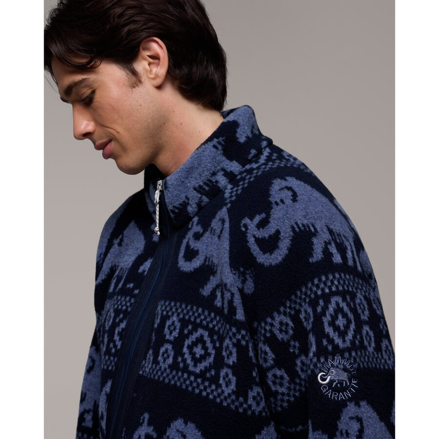 mammut x cabourn direttissima wool ml jacket sort marine-lett marine