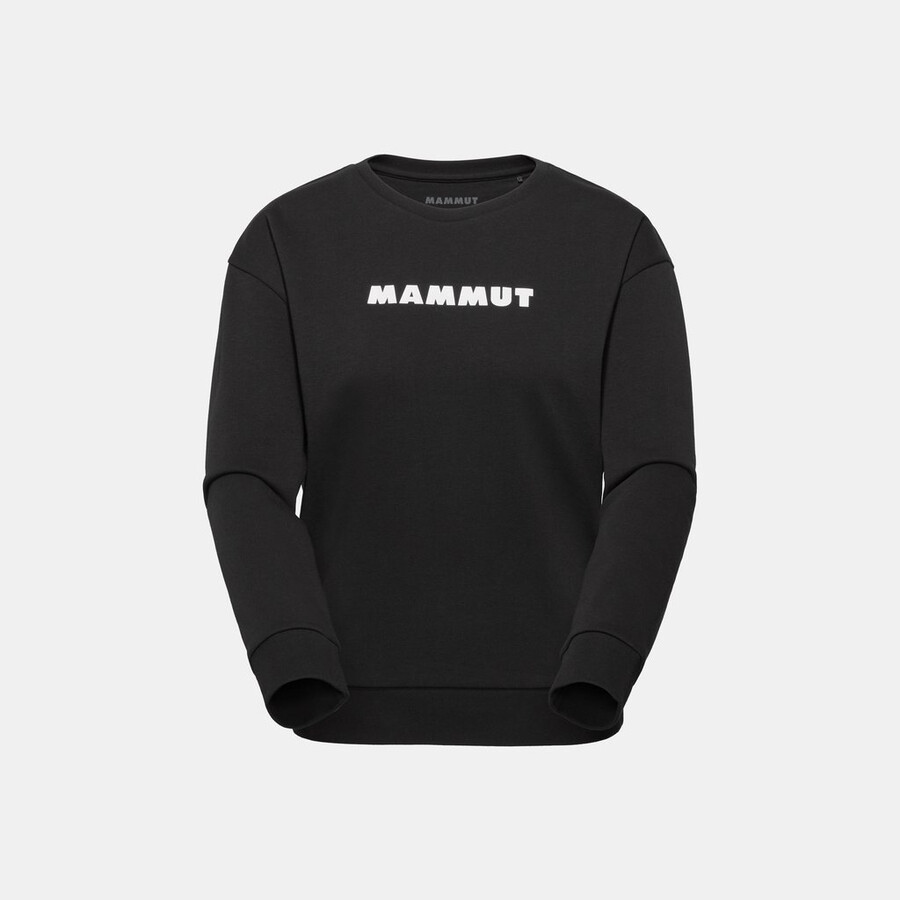 mammut core ml crew neck dame logo svart