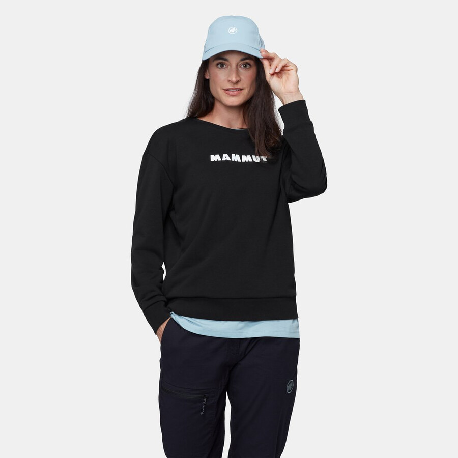 mammut core ml crew neck dame logo svart