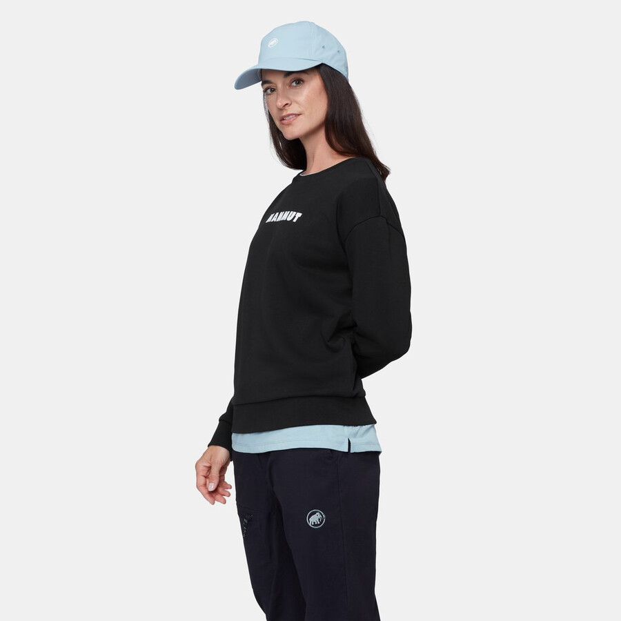 mammut core ml crew neck dame logo svart