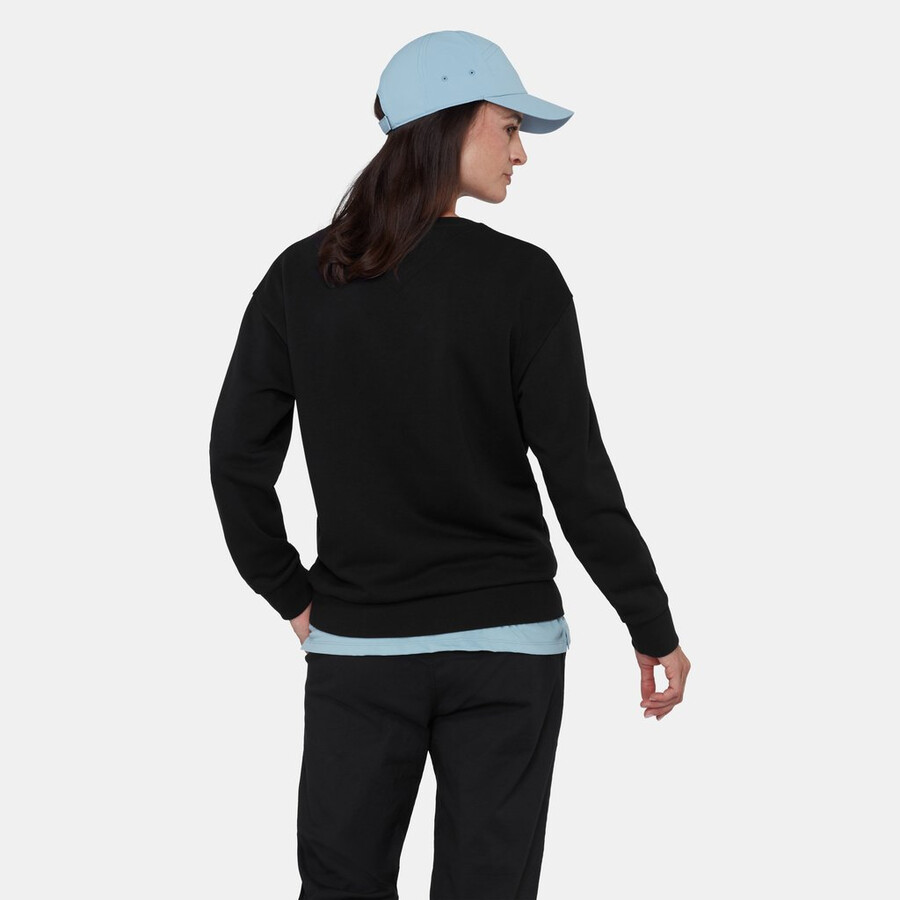 mammut core ml crew neck dame logo svart