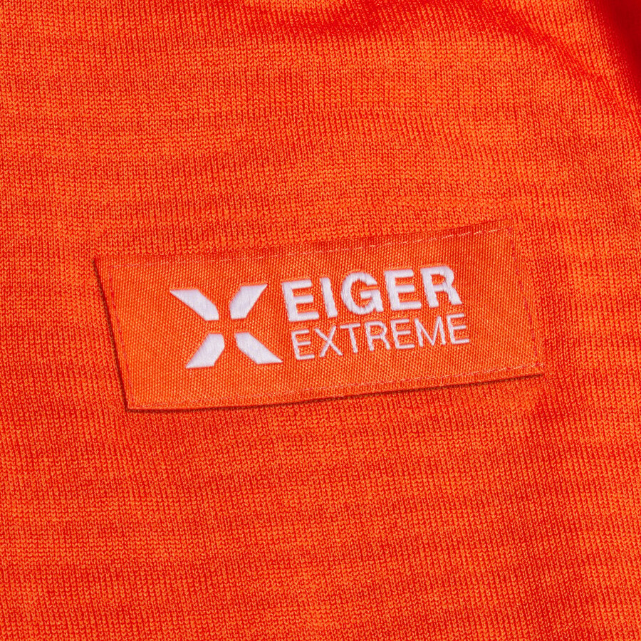 eiger nordwand advanced fl half zip pull dame eiger oransje